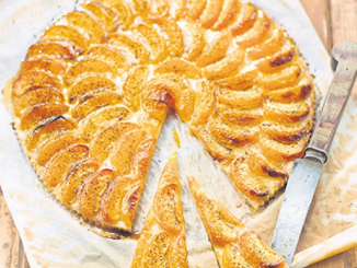 tarte fine vanillée aux abricots